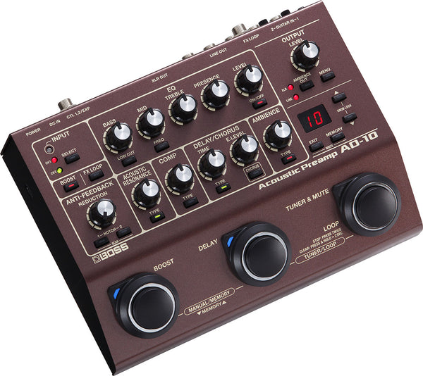 Pedal Guitar Boss AD-10 Acoustic Preamp