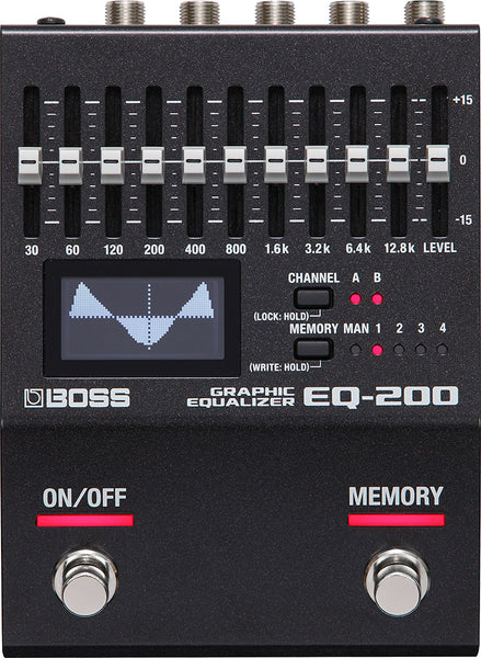 Pedal Guitar Boss EQ-200 Graphic Equalizer