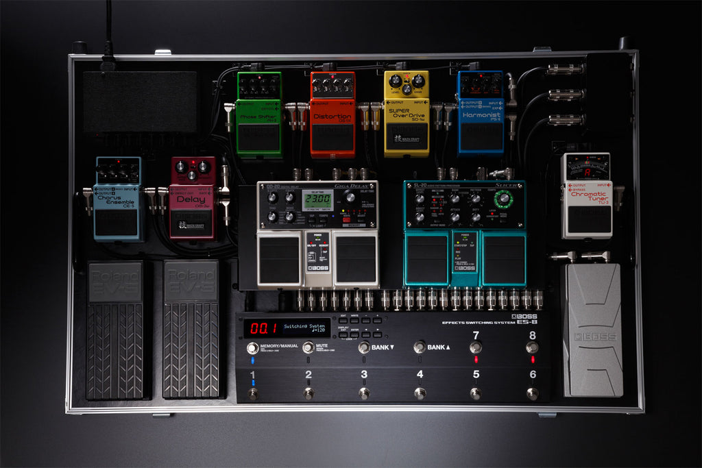 Pedal Effect Guitar Boss ES-8 Switching System