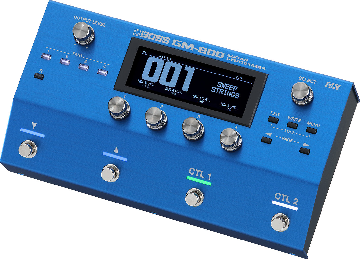 Pedal Guitar Synthesizer Boss GM-800-Mai Nguyên Music