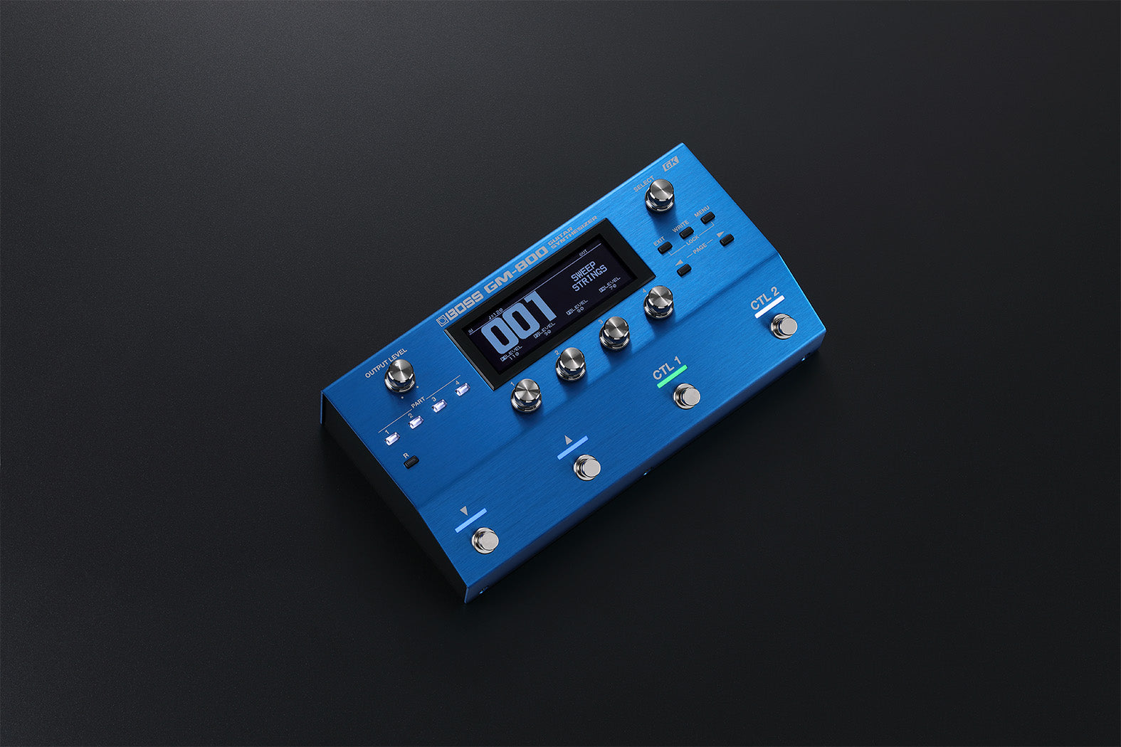 Pedal Guitar Synthesizer Boss GM-800-Mai Nguyên Music