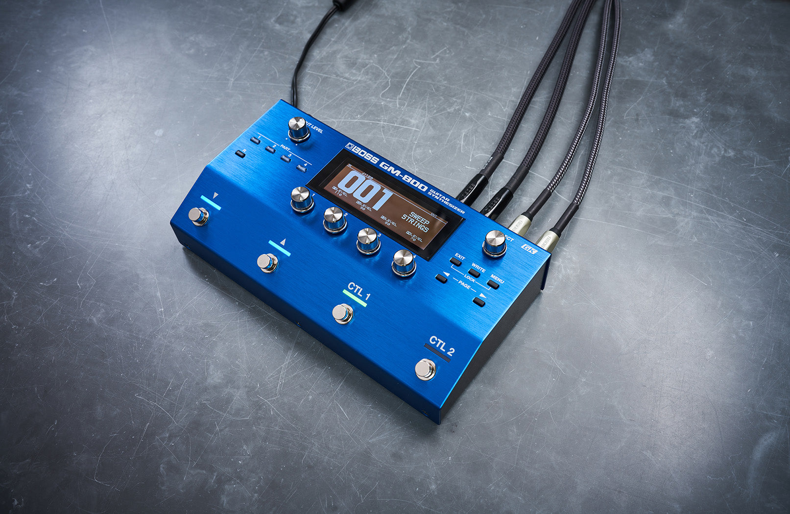 Pedal Guitar Synthesizer Boss GM-800-Mai Nguyên Music