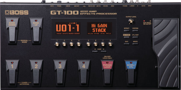 Pedal Multi Effect Boss GT-100