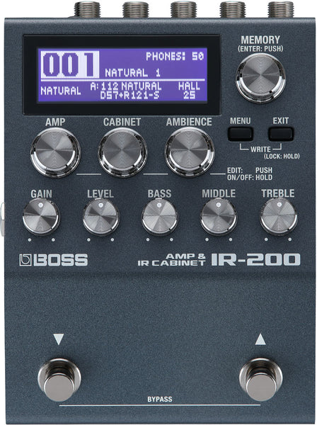 Pedal Guitar Boss IR-200 Amp & IR Cabinet