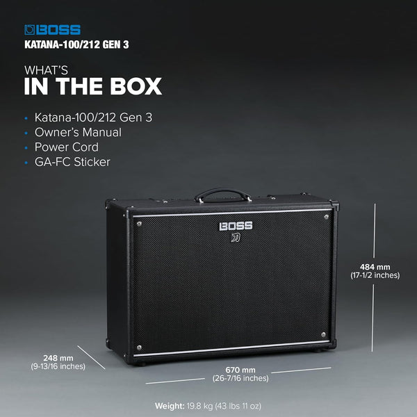 Amplifier Boss Katana-100/212 Gen 3 100-watt - Combo