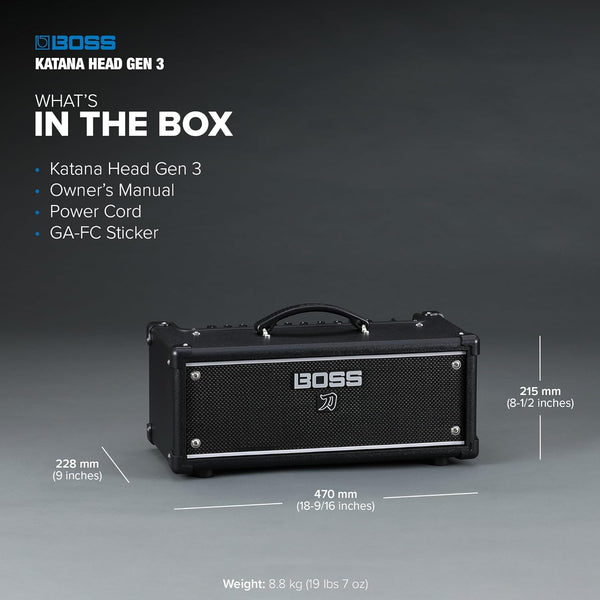 Amplifier Head Boss Katana Head Gen 3 100-watt