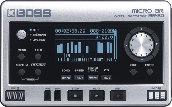 Digital Recorder Boss MICRO BR BR-80 8-channel