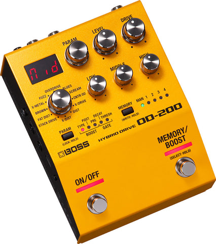 Pedal Guitar Boss OD-200 Hybrid Drive