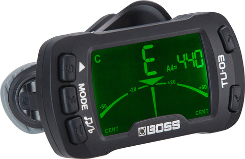 Tuner & Metronome Guitar Boss TU-03 Clip-on