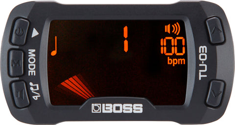 Tuner & Metronome Guitar Boss TU-03 Clip-on