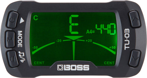 Tuner & Metronome Guitar Boss TU-03 Clip-on