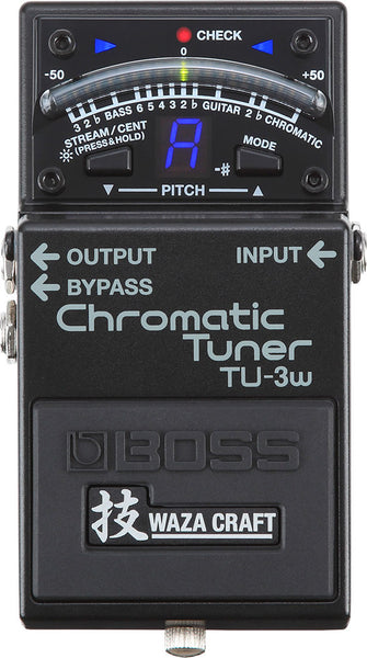 Pedal Guitar Boss TU-3W Waza Craft Chromatic Tuner