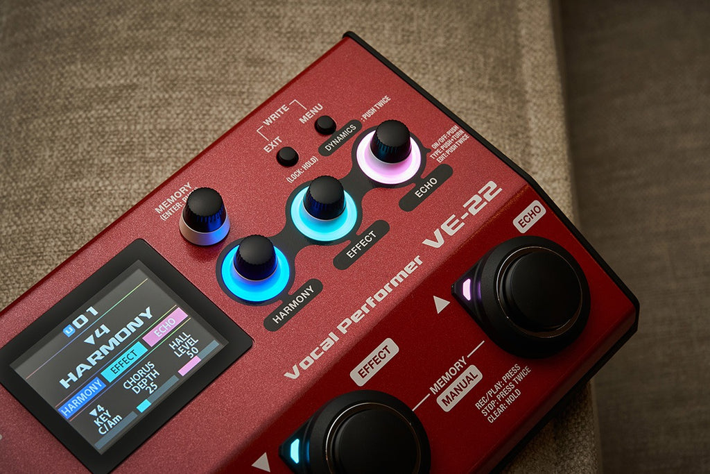 Pedal Guitar Boss VE-22 Vocal Effect & Looper