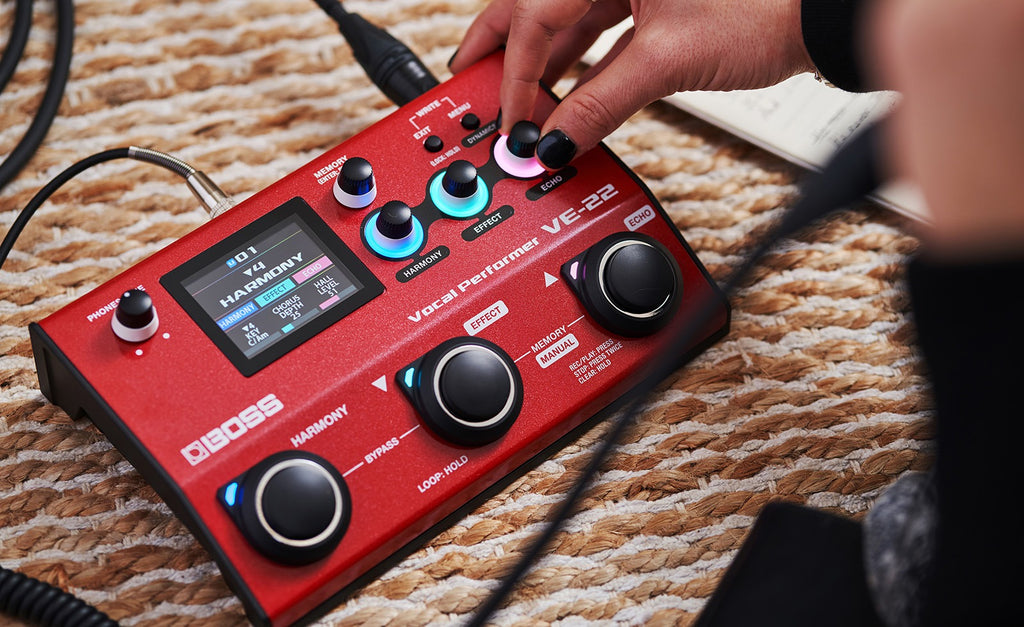 Pedal Guitar Boss VE-22 Vocal Effect & Looper