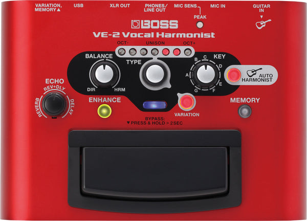 Pedal Effect Boss VE-2 Vocal Harmonist