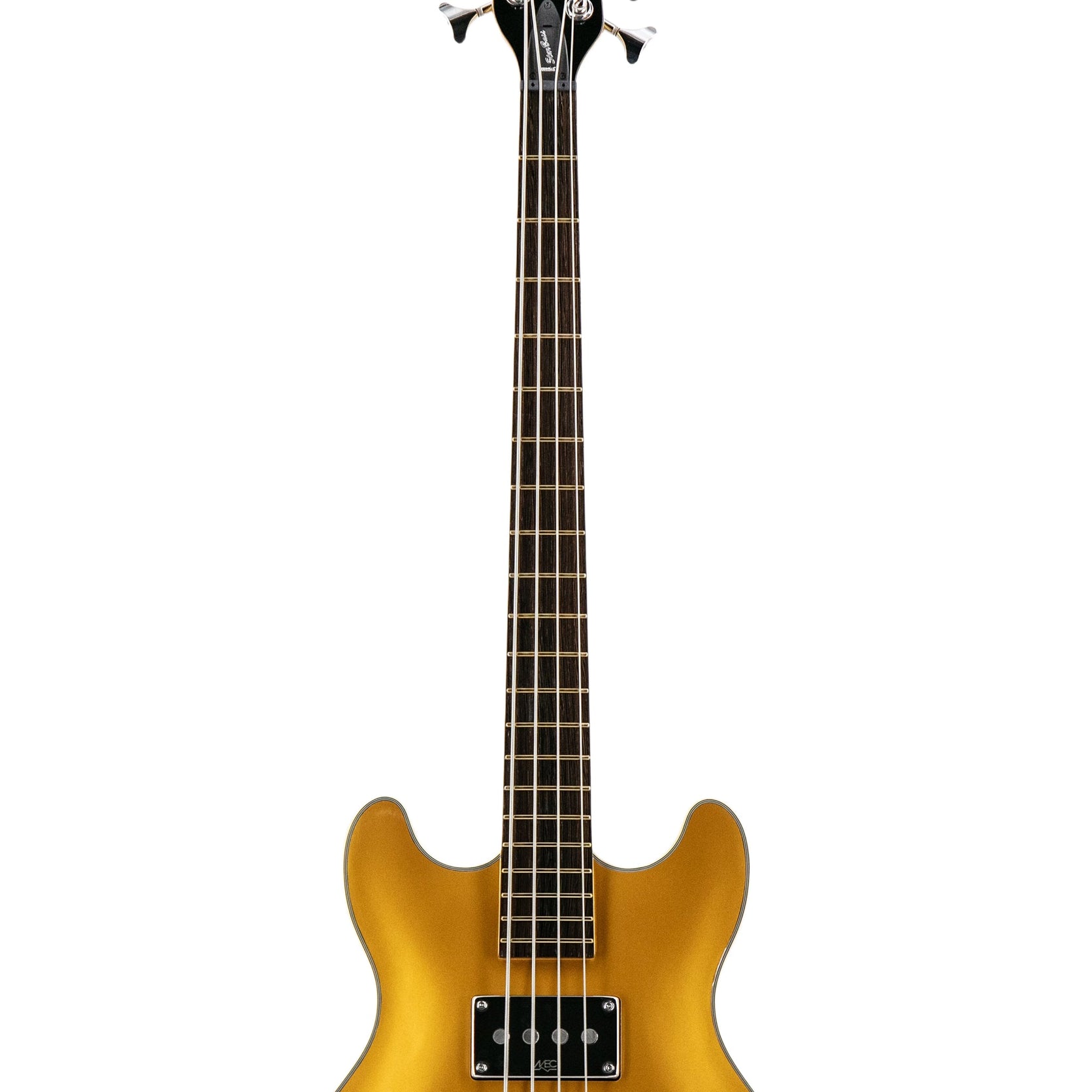 Đàn Guitar Bass 4-dây Warwick RockBass Star Bass Hollowbody, Metallic Gold