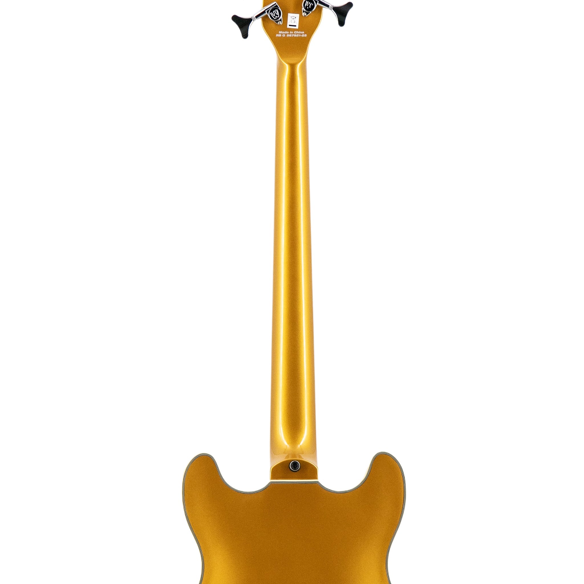 Đàn Guitar Bass 4-dây Warwick RockBass Star Bass Hollowbody, Metallic Gold