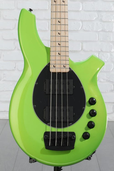 Đàn Guitar Bass 4-dây Ernie Ball Music Man Bongo 4HH - Mantis Green w/Maple Fingerboard