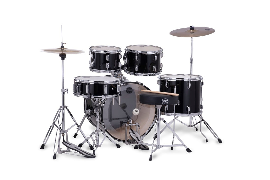 Trống Cơ Mapex CM5044FTC Comet Fusion 5-Pc Shell Pack (20"/10"/12"/14"/14") màu Dark Black