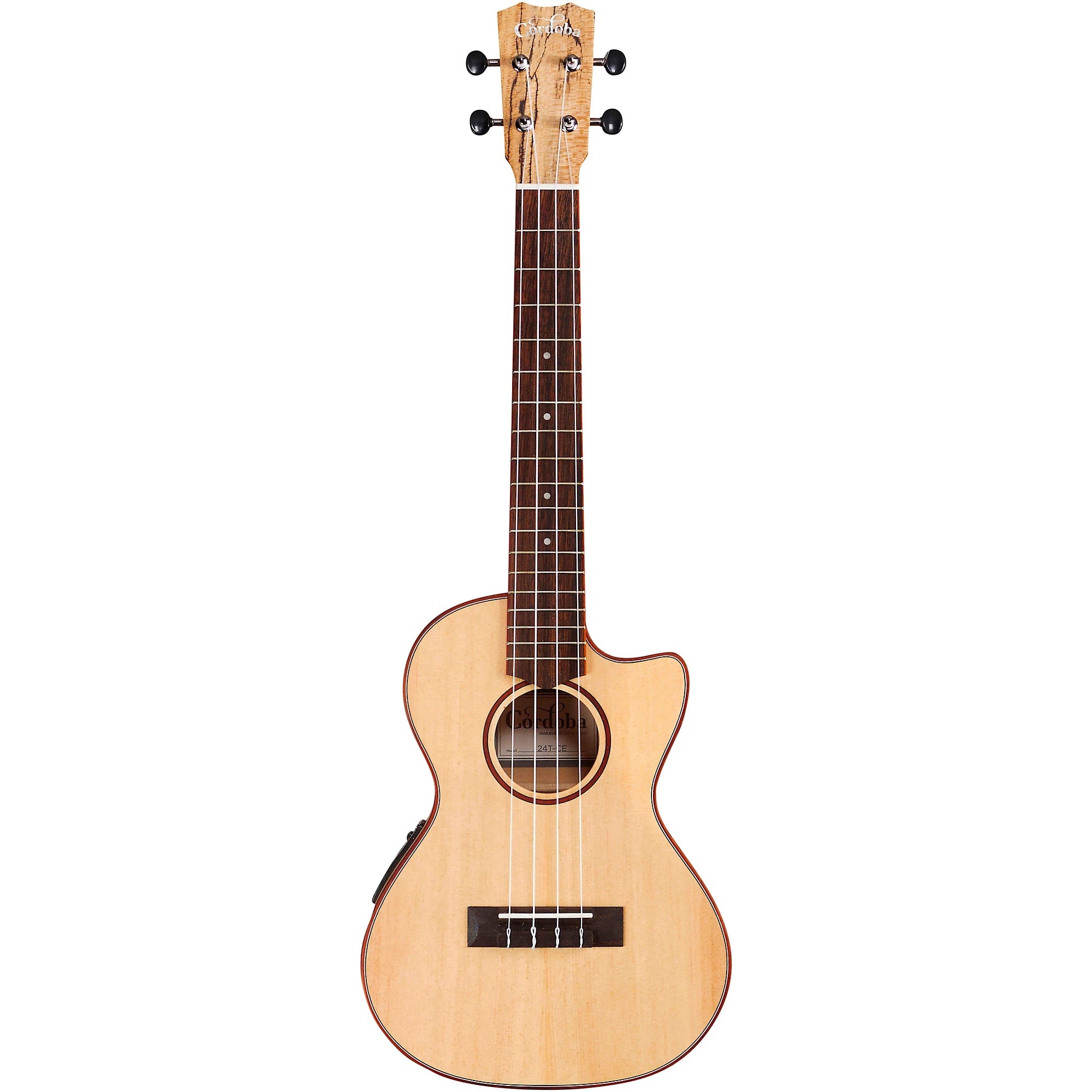Đàn Ukulele Tenor Cordoba 24T-CE Spruce - Natural