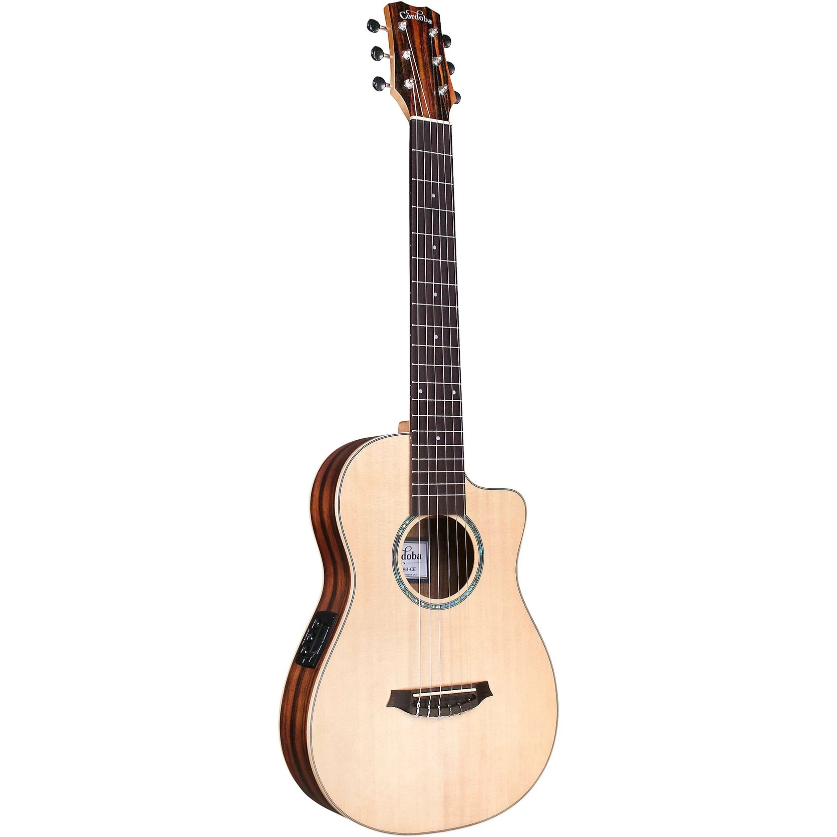 Đàn Guitar Classic Cordoba Mini II EB-CE Mini - Natural