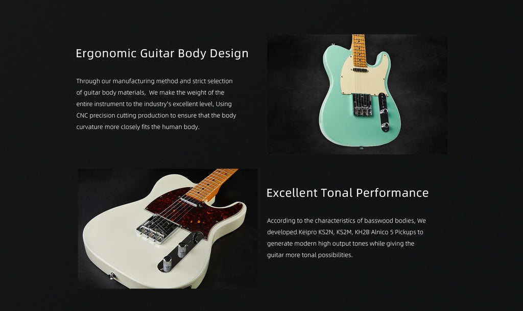 Đàn Guitar Điện Keipro Classic Series TL SS