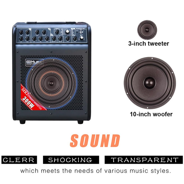 Amplifier Coolmusic MR-2 Street Monster 6-Channel 300-watt