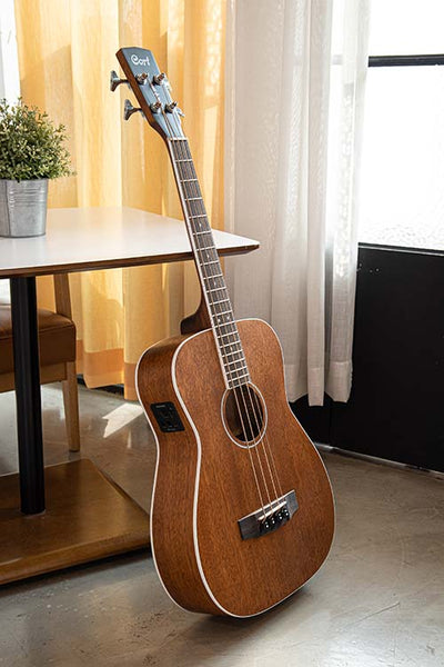 Đàn Guitar Acoustic Bass Cort AB590MF được làm hoàn toàn bằng gỗ mahogany