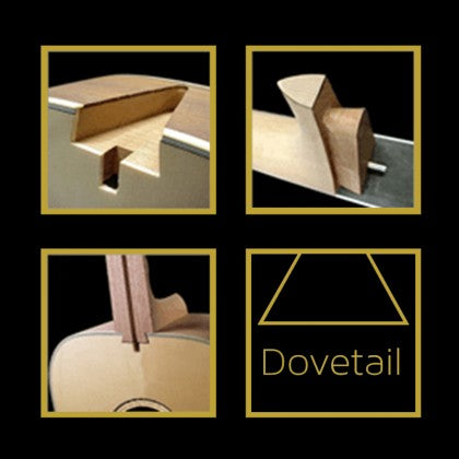 Đàn Guitar Acoustic Cort AD880CE có khớp nối cổ đàn kiểu đuôi én