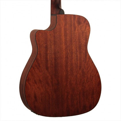 Đàn Guitar Acoustic Cort AF515CE có mặt bên và sau bằng gỗ mahogany