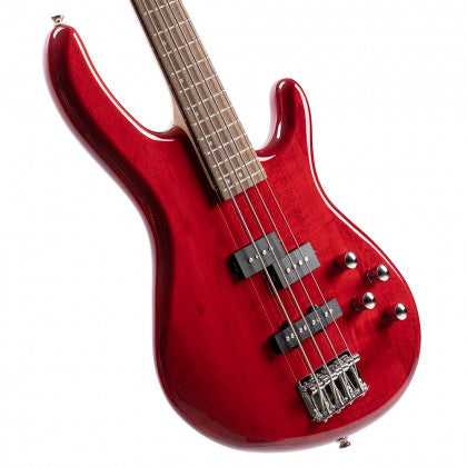Đàn Guitar Bass 4-dây Cort Action Bass Plus có hình dáng thân đàn công thái học
