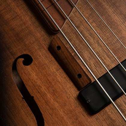 Đàn Guitar Bass 4-dây Cort B4FL MHPZ có thiết kế điểm tựa cho ngón tay cái