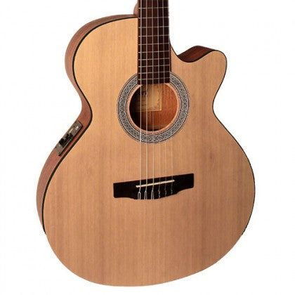 Đàn Guitar Classic Cort CEC1 có mặt trên gỗ vân sam sitka