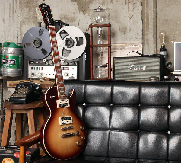 Đàn Guitar Điện Cort CR300 có thiết kế kiểu cổ điển