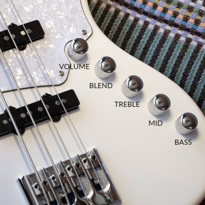 Đàn Guitar Bass 4-dây Cort Elrick NJS 4 bao gồm bộ tiền khuếch đại Bartolini đặc biệt