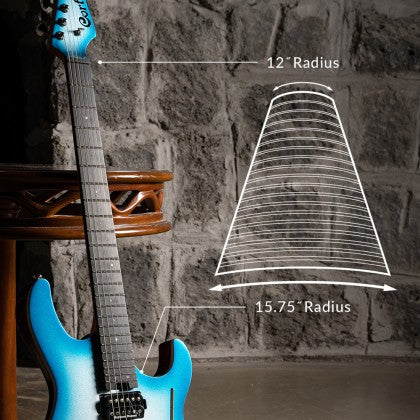 Đàn Guitar Điện Cort G300 Glam cần đàn bán kính phức hợp từ 12" - 15.75"