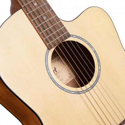 Đàn Guitar Acoustic Cort Jade1, Open Pore có mặt trên gỗ vân sam sitka