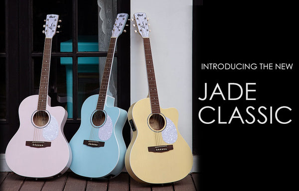 Đàn Guitar Classic Cort Jade Classic có hai màu Pastel Pink Open Pore và Sky Blue Open Pore