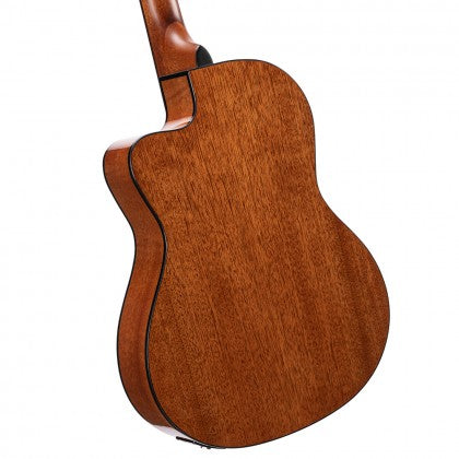 Đàn Guitar Classic Cort Jade E Nylon có mặt sau và mặt bên sử dụng gỗ mahogany