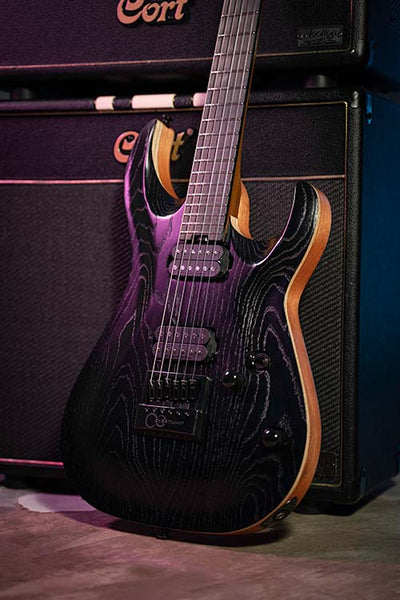 Đàn Guitar Điện Cort KX700 EverTune có mặt đàn gỗ ash trên thân đàn gỗ mahogany