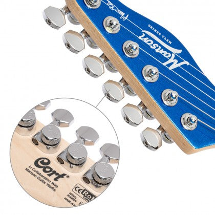 Đàn Guitar Điện Cort MBM-2 Sustainiac có đầu khoá đàn sole