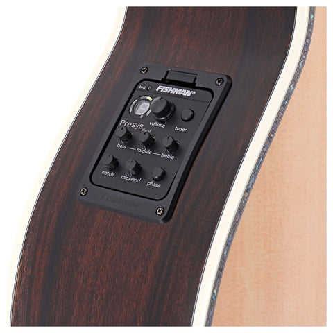 Đàn Guitar Acoustic Cort NDX50 được tích hợp hệ thống Fishman Presys Blend