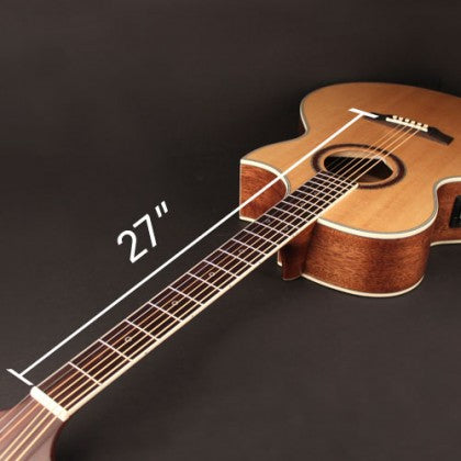 Đàn Guitar Acoustic Baritone Cort NDX Baritone có chiều dài thang âm 27 inch