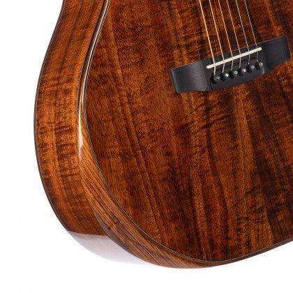 Đàn Guitar Acoustic Limited Edition Cort OM-LE KA có tay vịn vát tuỳ chỉnh