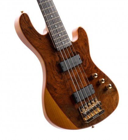 Đàn Guitar Bass 5-dây Cort Rithimic V có thân đàn bằng gỗ alder mặt trên gỗ walnut