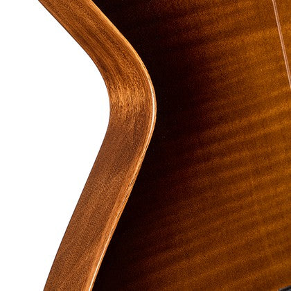 Viền gỗ bên ngoài nổi bật trên Đàn Guitar Điện Silent Cort Sunset Nylectric DLX