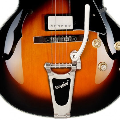 Đàn Guitar Điện Hollow Body Cort Yorktown-BV có thanh tremolo Bigsby B60