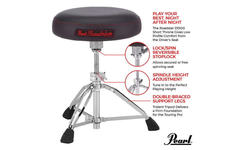 Ghế Trống Pearl D1500S Multi-Cort Short