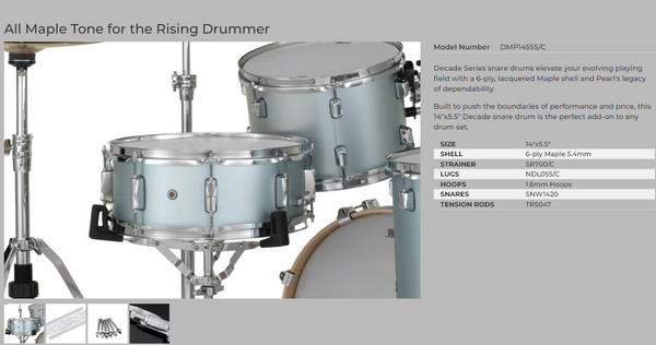TRỐNG SNARE - Được chế tạo toàn bộ bằng gỗ Maple