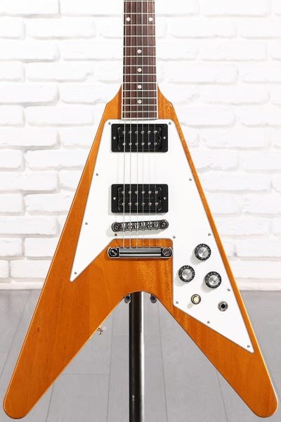 Đàn Guitar Điện Gibson Original Collection Flying V 70s - Antique Natural